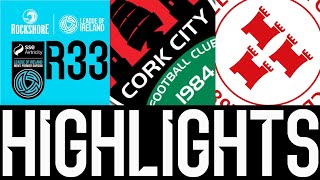 Sse Airtricity Mens Premier Division Round 33 Cork City 1-2 Shelbourne Highlights
