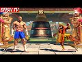 Sagat vs Dhalsim (Hardest AI) - Street Fighter V