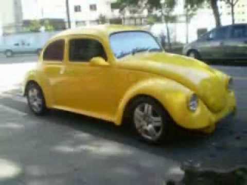 Um dos fuscas mais bonitos do Brasil Fusca amarelo Indianapolis