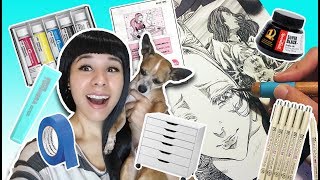 ? Professional Mangaka Supplies & Furniture ? Tools, storage, art supplies ? Make manga like a pro