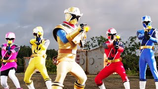 Gold Rush | Power Rangers Ninja Steel | Episode 8 | Power Rangers 