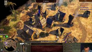 3 Jugadores FFA Age of Empires III Wars of Liberty Gameplay