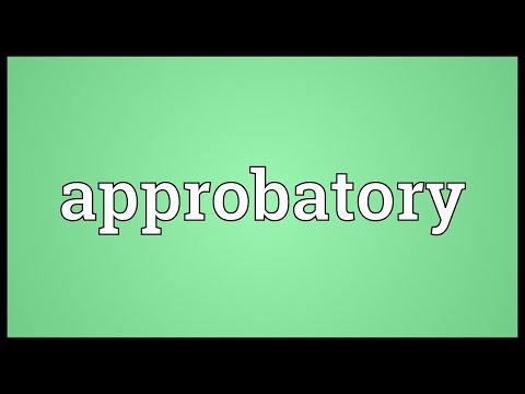 Header of approbatory