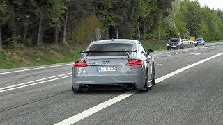 Stage 2 Audi Tt Rs In Action At The Nürburgring Loud Accelerations, Fly-By Etc