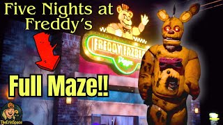Five Nights At Freddys Full Maze Walkthrough Hhn Hollywood 2025