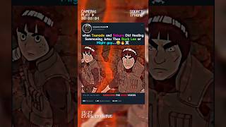 Did Healing Summoning Jutsu Then Rock Lee Or Might Guy...