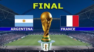 Argentina Vs France - Final Fifa World Cup 2026 Usa Full Match All Goals Pes Gameplay