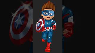 Pawpatrol Ryder Pawpatrol Transformation Captain America