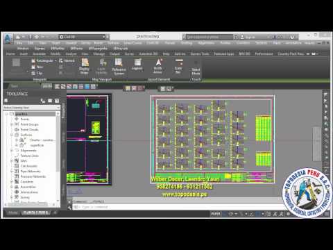 Presentación de planos AutoCAD Civil 3D 2017 - partes 6