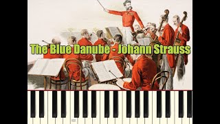 The Blue Danube Johann Strauss Piano Tutorial Grade-2 Synthesia