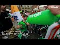 EURO 2012 POLAND/UKRAINE .. IRISH FANS SINGING STAND UP FOR THE BOYS IN GREEN