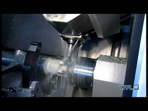 WFL MillTurn Technologies M120 making an Aerospace component with complex features