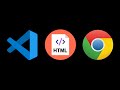 How To Open HTML Files In VSCode via Web Server on Localhost in Chrome Browser (Run HTML In VS Code)