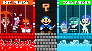 Mario Locked All Characters Inside Out 2 In Hot Vs Cold Prison Challenge