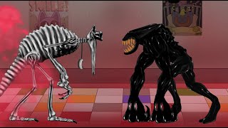 Nightmare Catnap Vs Beast Bendy. Animation
