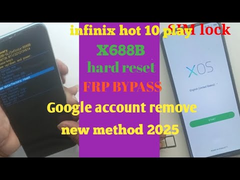 infinix hot 10 play (X688B) hard reset ! frp bypass infinix hot 10 play (X688B) hard reset ! frp bypass