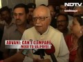 Narendra Modi will prove to be a good PM: Advani to NDTV