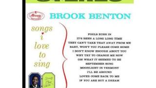 Watch Brook Benton They Cant Take That Away From Me video