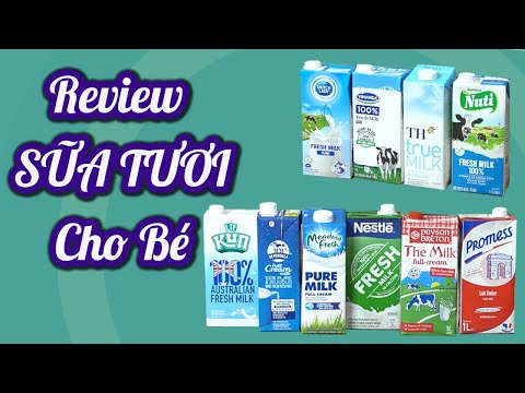 Mẹ Gấu Review SỮA TƯƠI cho bé suatuoinguyenkem suachobetangchieucao
