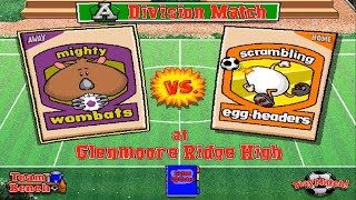 Backyard Soccer 1998 New Season Only Women Game 12 A Division Wombats Egg-Headers