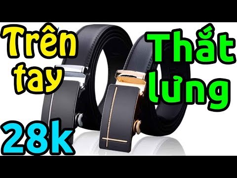 Trên tay thắt lưng rẻ đẹp giá 28k