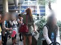 110808 Yoona @ LAX [Part 2] her angelic voice, "I know"