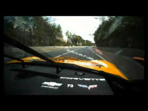 Hot lap Le Mans 2011 Corvette Racing Onboard