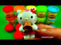 Play-Doh Surprise Eggs Mickey Mouse Hello Kitty Thomas Tank Engine Sesame Street Cars Toys FluffyJet