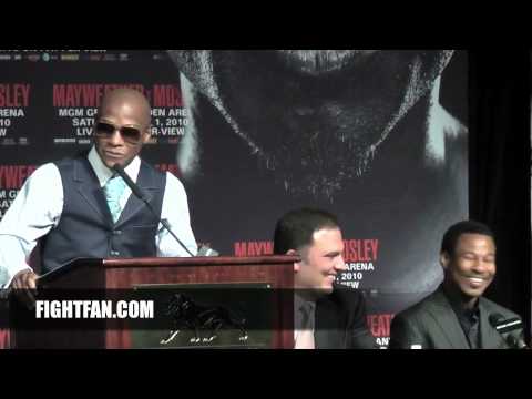 Floyd Mayweather Jr. vs. Shane Mosley: Final Presser @ FightFan.com