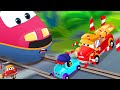 A Level Crossing Pickle + More Funny Car Cartoon for Kids by Super Car Royce