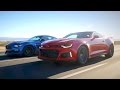 2017 ford mustang shelby gt350r vs 2017 chevy camaro zl1