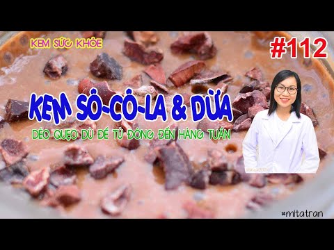 Cách làm kem chuối dừa