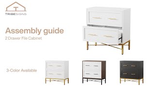 J0242 J0243J0268 - Installation Guide - 2-Drawer File Cabinet
