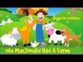 Old MacDonald Had A Farm E-I-E-I-O children's song, and nursery rhyme