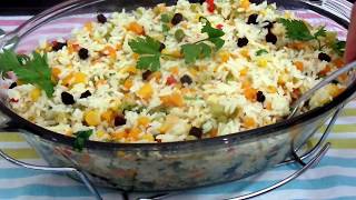 Arroz à Grega de Natal - Receitas de Natal e Ano Novo