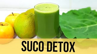Suco Detox De Couve , Maça E Laranja Super Fácil De Fazer E Gostoso Suco Vervenão Coloca Açucar
