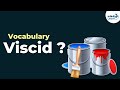 What does Viscid mean? - Vocabulary