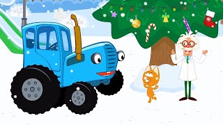 Синий Трактор Поздравляет С Новым Годом! Песенки Про Новый Год И Зиму Для Детей, Малышей