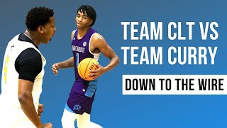 Team Charlotte 🆚 Team Curry DOWN TO THE WIRE 😳 #HoopState UAA Teams Battle It Out 🔥