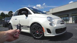 2018 Fiat 500 Abarth: Start Up, Exhaust, Test Drive and Review