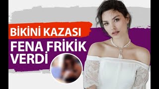 Hazal Filiz Küçükköse'nin bikini kazası! Plajda değiştirmeye kalkınca fena friki