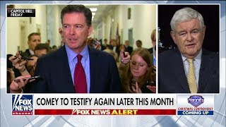 'A Really Sad Commentary': Gingrich Blasts 'Patently Fraudulent' Comey After Testimony