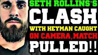 Wwe News Seth Rollins Confronts Paul Heyman In Viral Video High-Profile Match Suddenly Cancelled