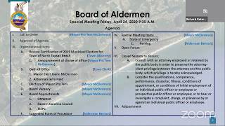 Board of Aldermen Special Meeting 4 24 2020 930am