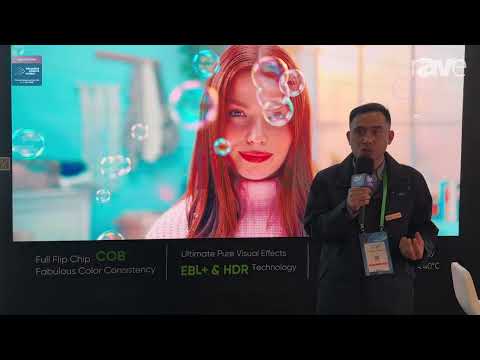 ISE 2025: Lampro Technology Showcases LMini Series COB dvLED Display