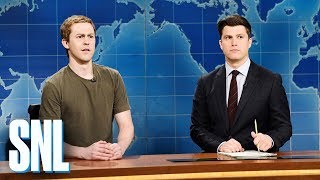 Weekend Update: Mark Zuckerberg on Cambridge Analytica - SNL Weekend Update: Mark Zuckerberg on Cambridge Analytica - SNL