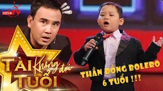 Thần đồng Bolero 6 tuổi Quốc Huy hát Tình Cha khiến Quyền Linh - Lê Lộc - Quang Bảo 'nổi da gà' 😍