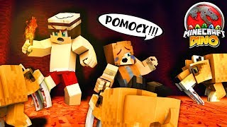 ZAATAKOWAŁO NAS STADO... | MINECRAFT DINO!