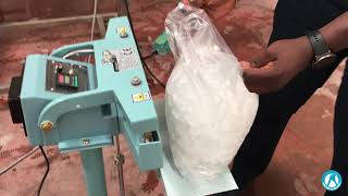 TUBE ICE MACHINE AND SEMI-AUTO PACKING UNIT TESTING