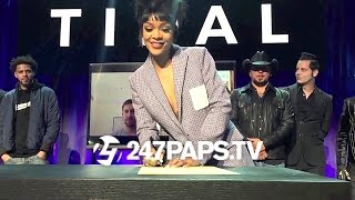 New Rihanna Jayz Beyonce Kanye West Nicki Minaj Make History With The Tidal App 03-31-15